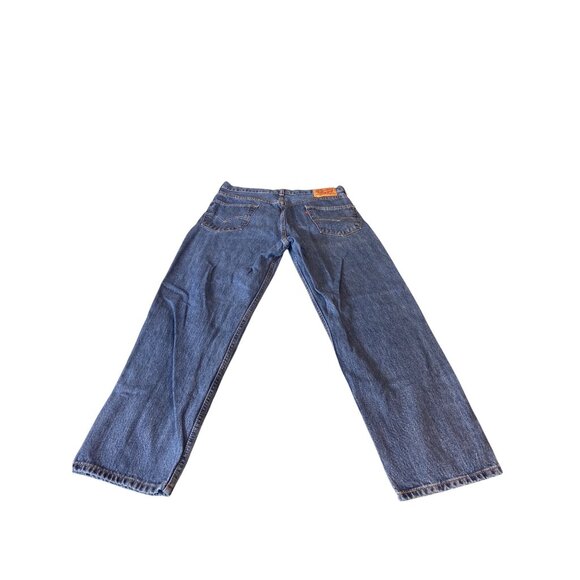 Levis 550 Mens Relaxed Fit Jeans W34 L30 Mid-Rise Blue Denim Mexico Classiccore - Picture 2 of 10